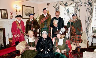 Castle Characters in the Drawing room